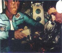 Kosmonauten Wolkow und Atkow