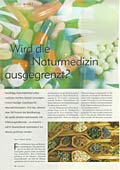 Wird die Naturmedizin ausgegrenzt?