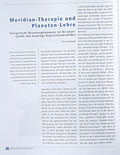 Meridian-Therapie und Planeten-Lehre