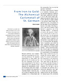 From Iron to Gold: The Alchemical Carlsmetall of St. Germain