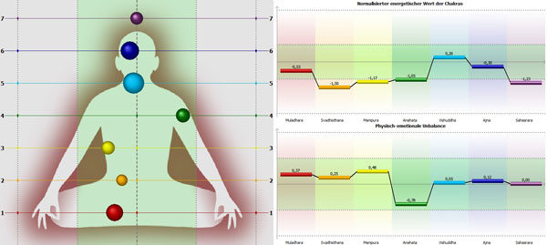 Chakra-Analyse per EPC/GDV-Kirlianfotografie 