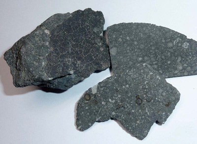 Gestein des Allende-Meteoriten