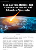 Glas, das vom Himmel fiel: Essenzen aus Moldavit und Lybischem Wüstenglas